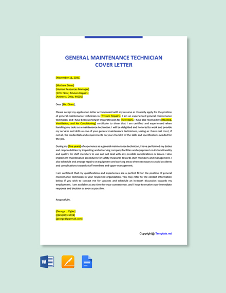 Annual Maintenance Contract Letter Template [Free PDF] - Google Docs ...