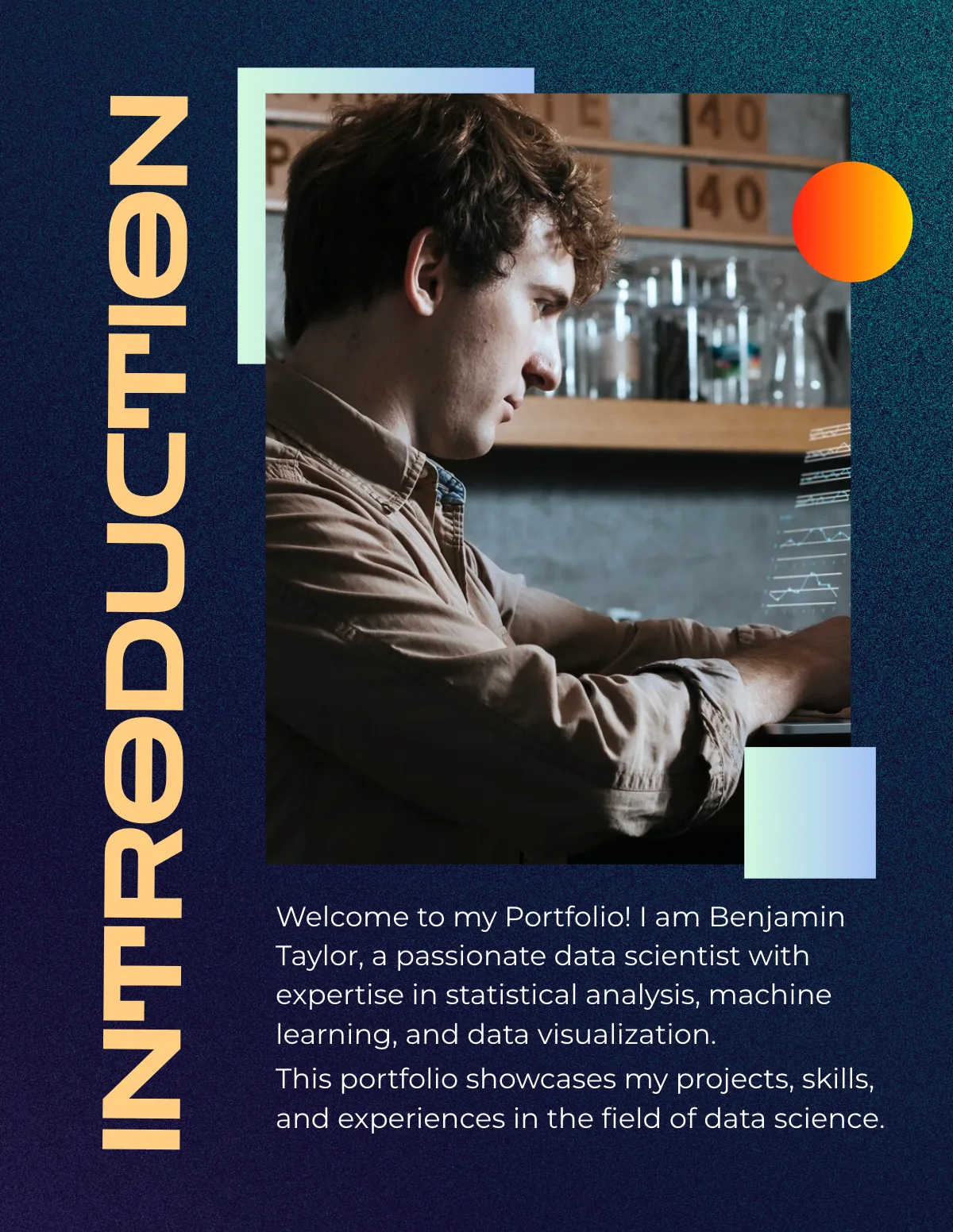 Free Data Science Portfolio Template to Edit Online