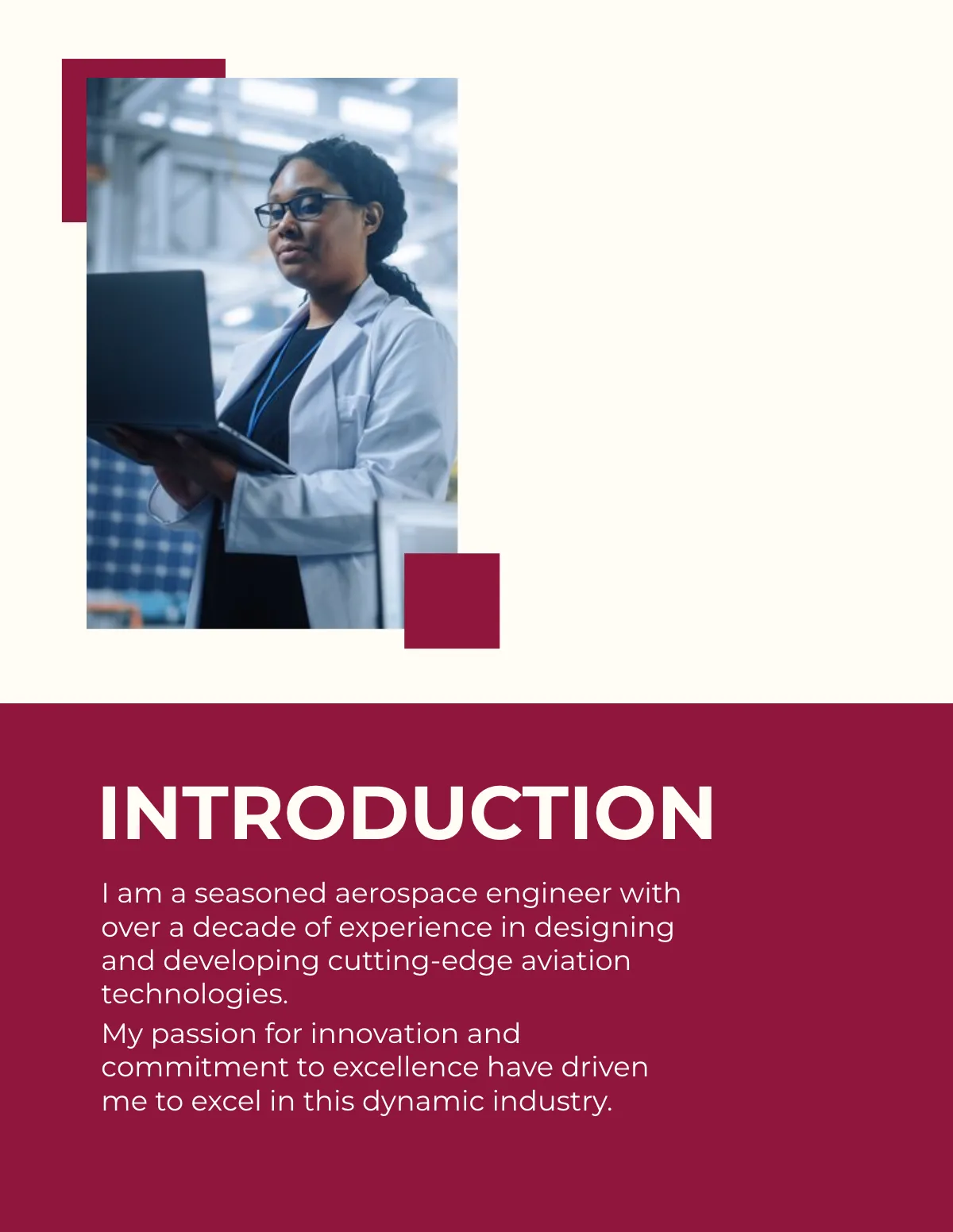 Free Employee Portfolio Template to Edit Online