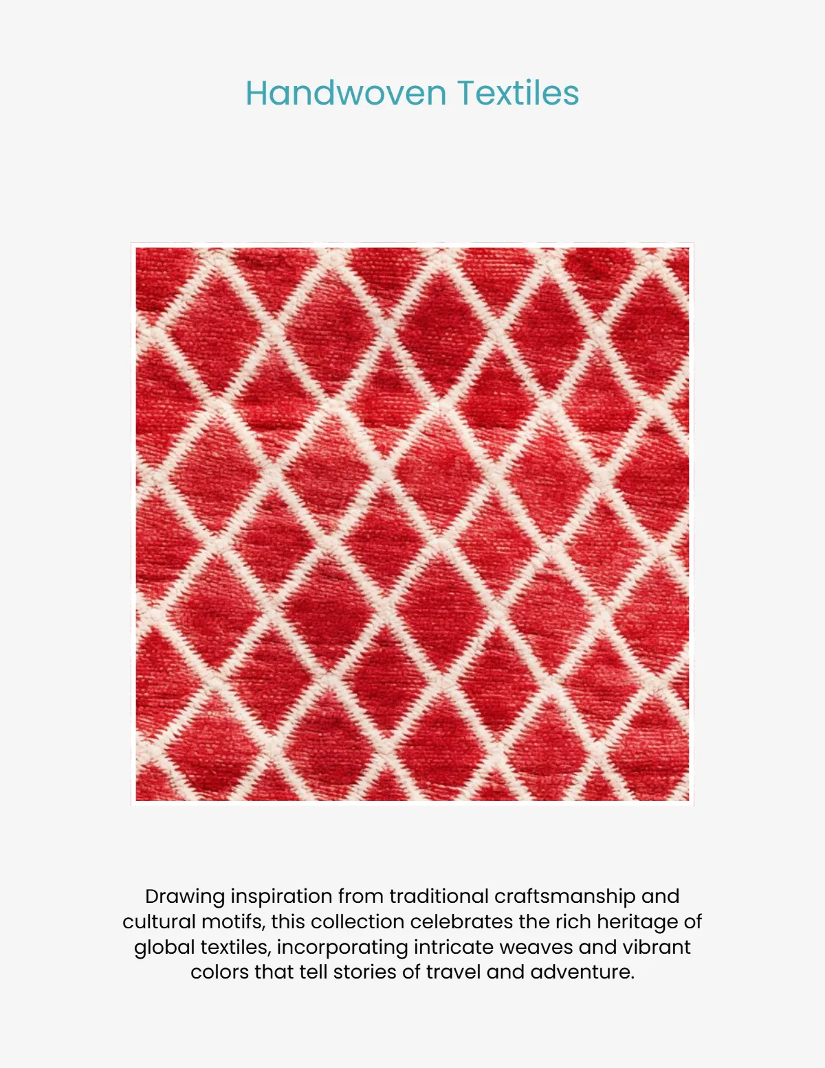 Free Textile Designer Portfolio Template to Edit Online