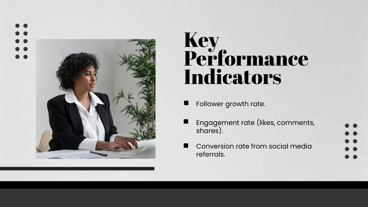 Free Salon Social Media Strategy Presentation Template to Edit Online