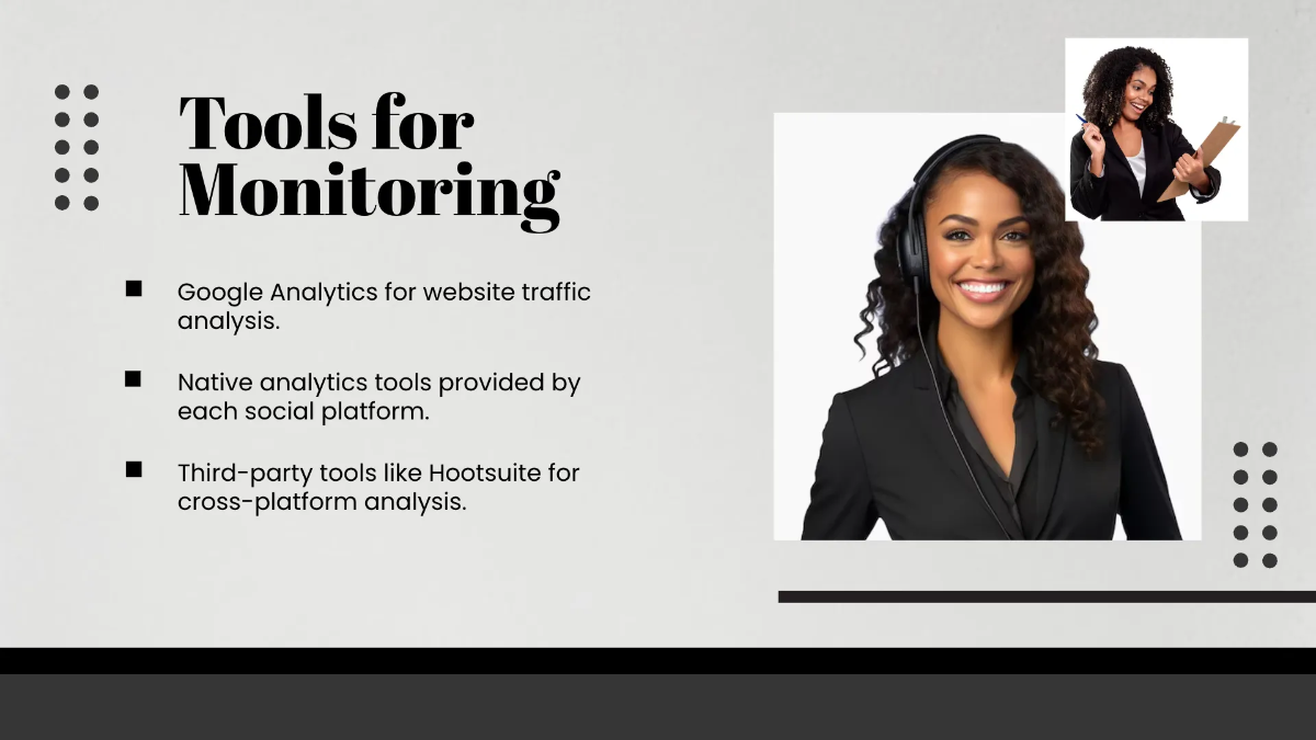 Free Salon Social Media Strategy Presentation Template to Edit Online