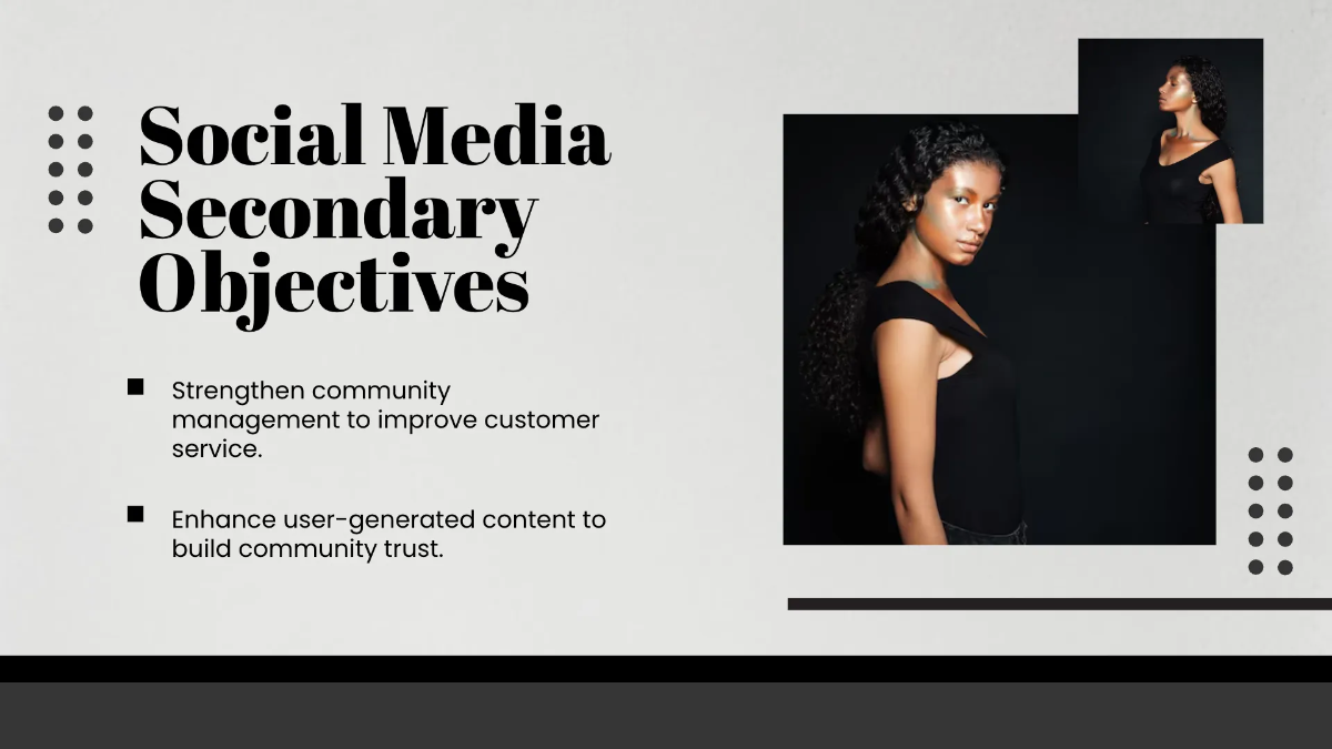 Free Salon Social Media Strategy Presentation Template to Edit Online