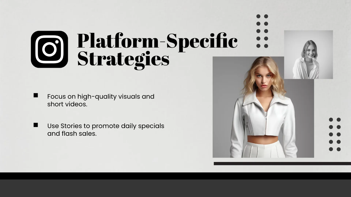 Free Salon Social Media Strategy Presentation Template to Edit Online