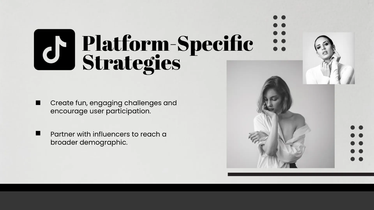 Free Salon Social Media Strategy Presentation Template to Edit Online