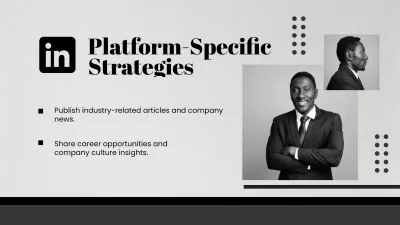 Free Salon Social Media Strategy Presentation Template to Edit Online