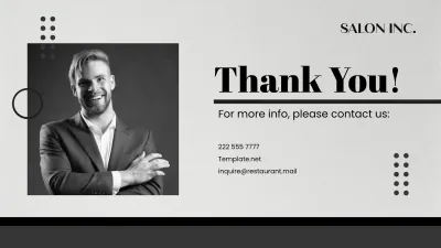Free Salon Social Media Strategy Presentation Template to Edit Online