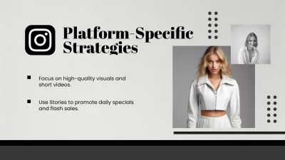 Free Salon Social Media Strategy Presentation Template to Edit Online