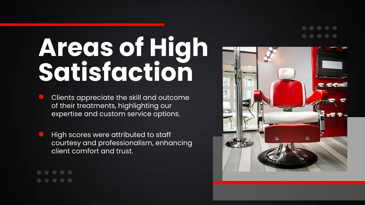 Free Salon Customer Satisfaction Presentation Template to Edit Online