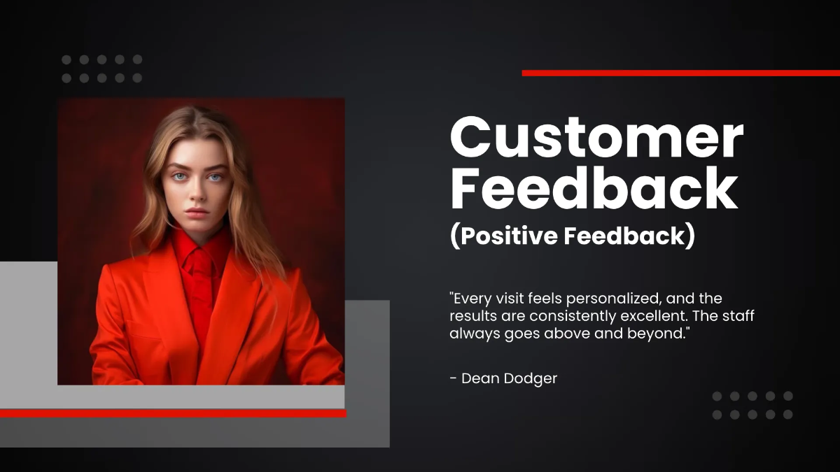 Free Salon Customer Satisfaction Presentation Template to Edit Online