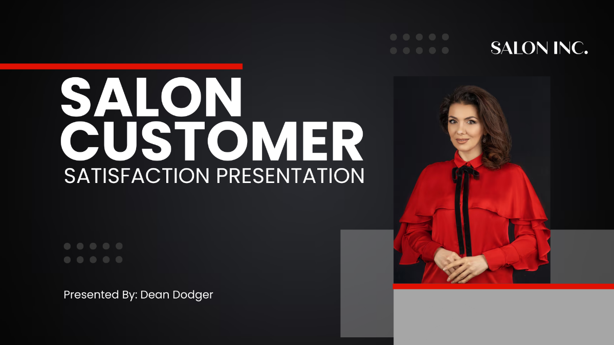 Salon Customer Satisfaction Presentation