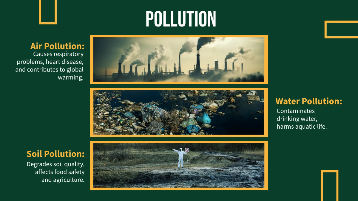 Free Environment Presentation PPT Template to Edit Online