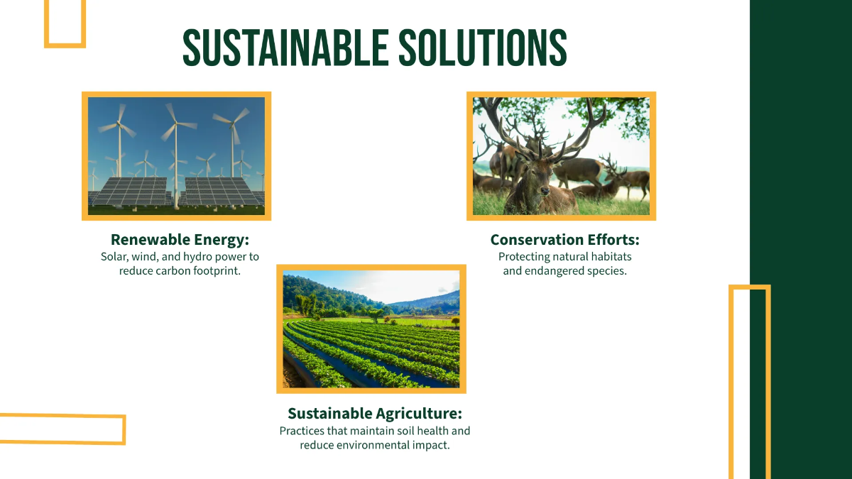 Free Environment Presentation PPT Template to Edit Online