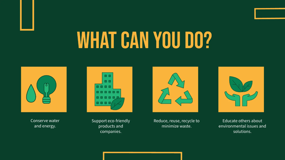 Free Environment Presentation PPT Template to Edit Online