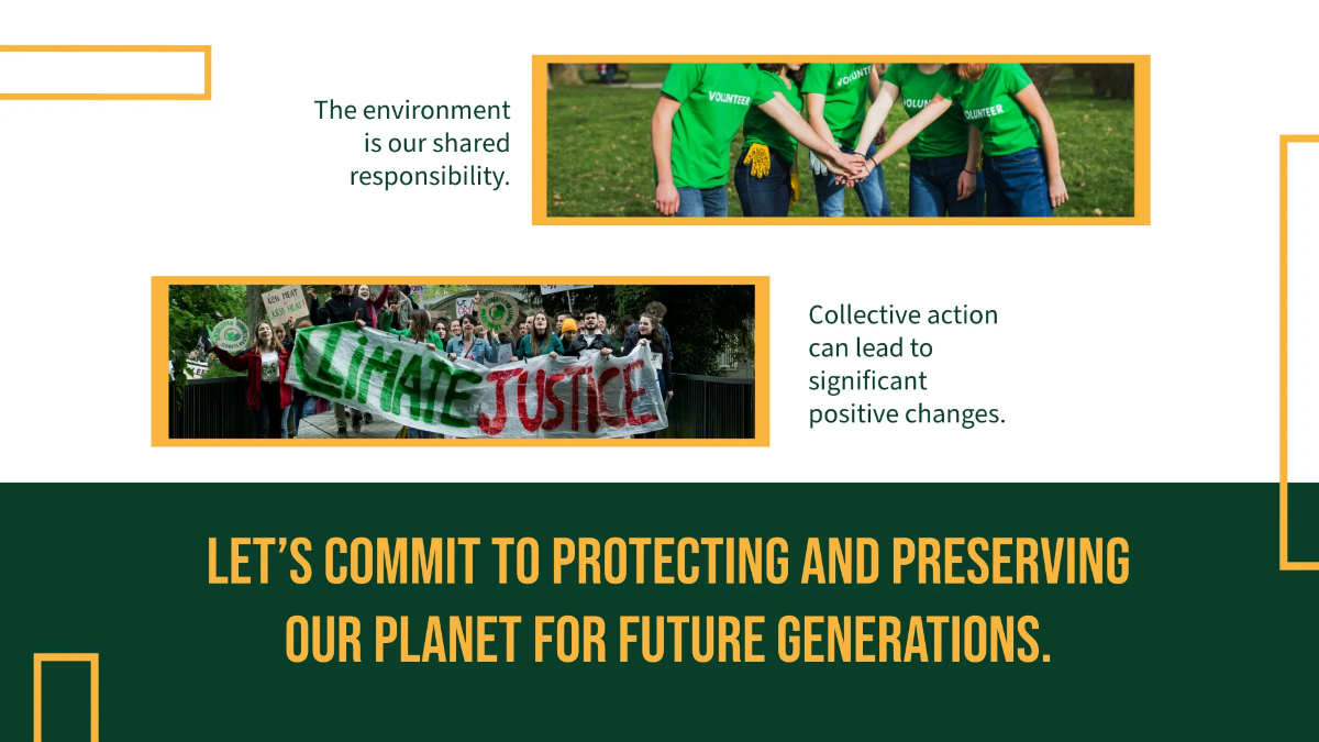 Free Environment Presentation PPT Template to Edit Online