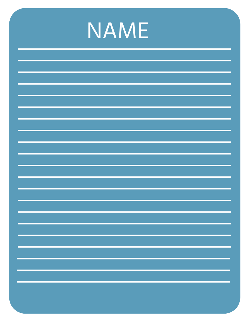 Blue Lined Paper