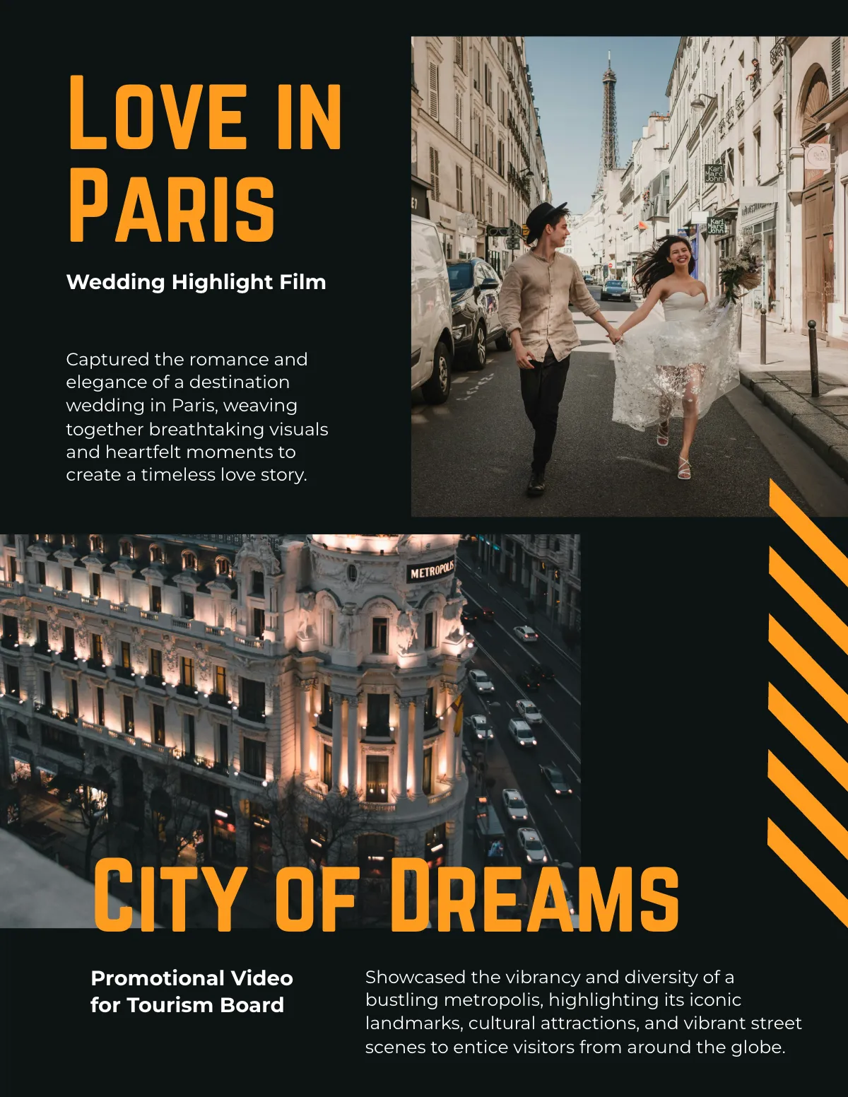 Free Videographer Portfolio Template to Edit Online