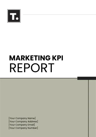 Free Marketing KPI Report Template to Edit Online
