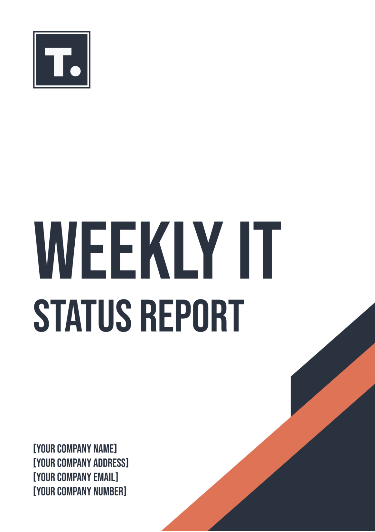 Weekly IT Status Report Template - Edit Online & Download