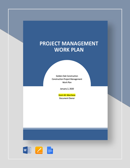 Hr Management Plan For A Construction Project Template Google Docs 