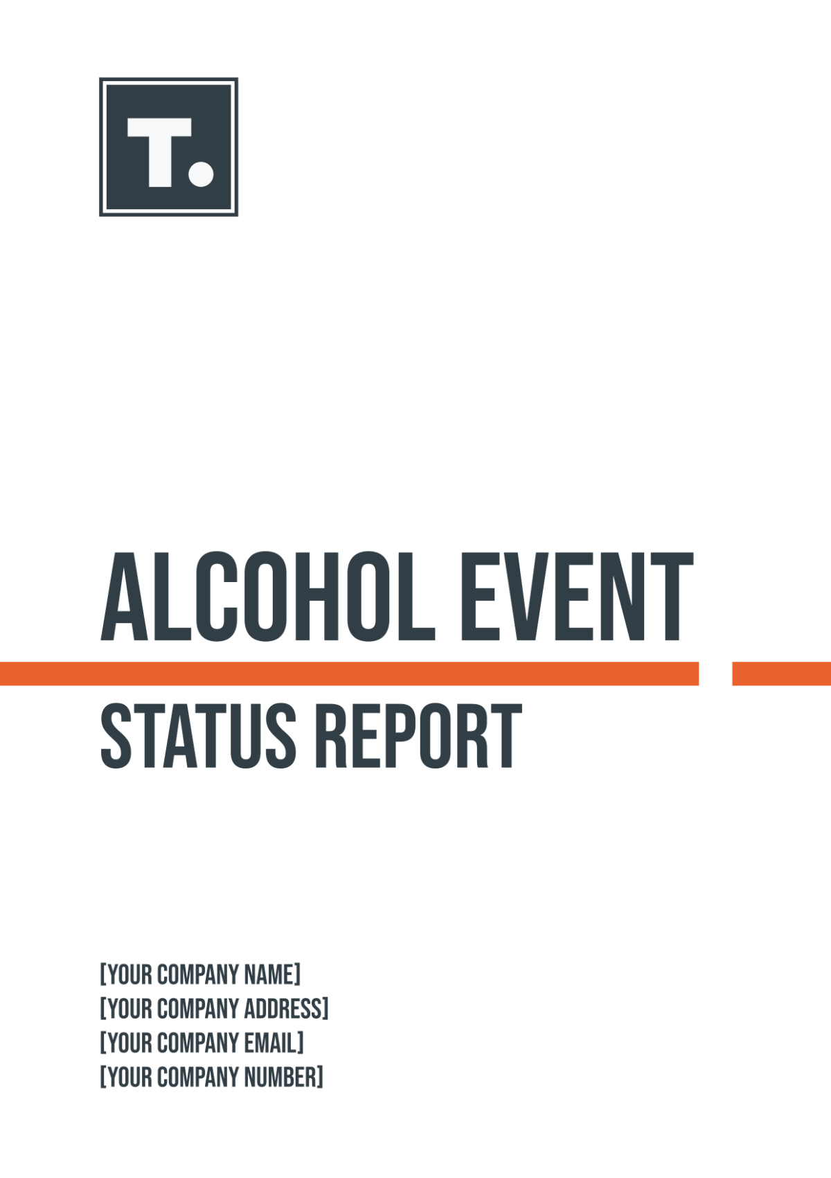 Alcohol Event Status Report Template - Edit Online & Download