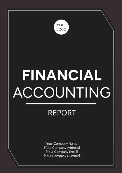 Free Financial Accounting Report Template to Edit Online