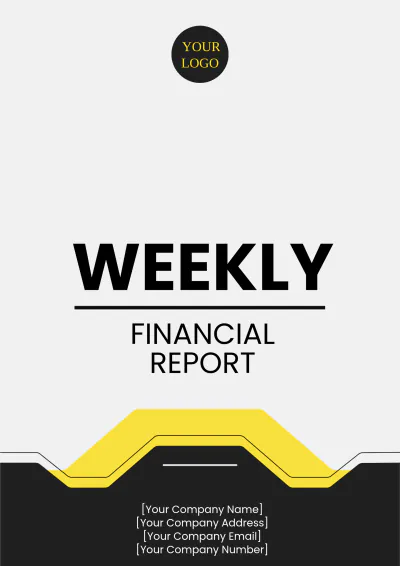 Free Weekly Financial Report Template to Edit Online