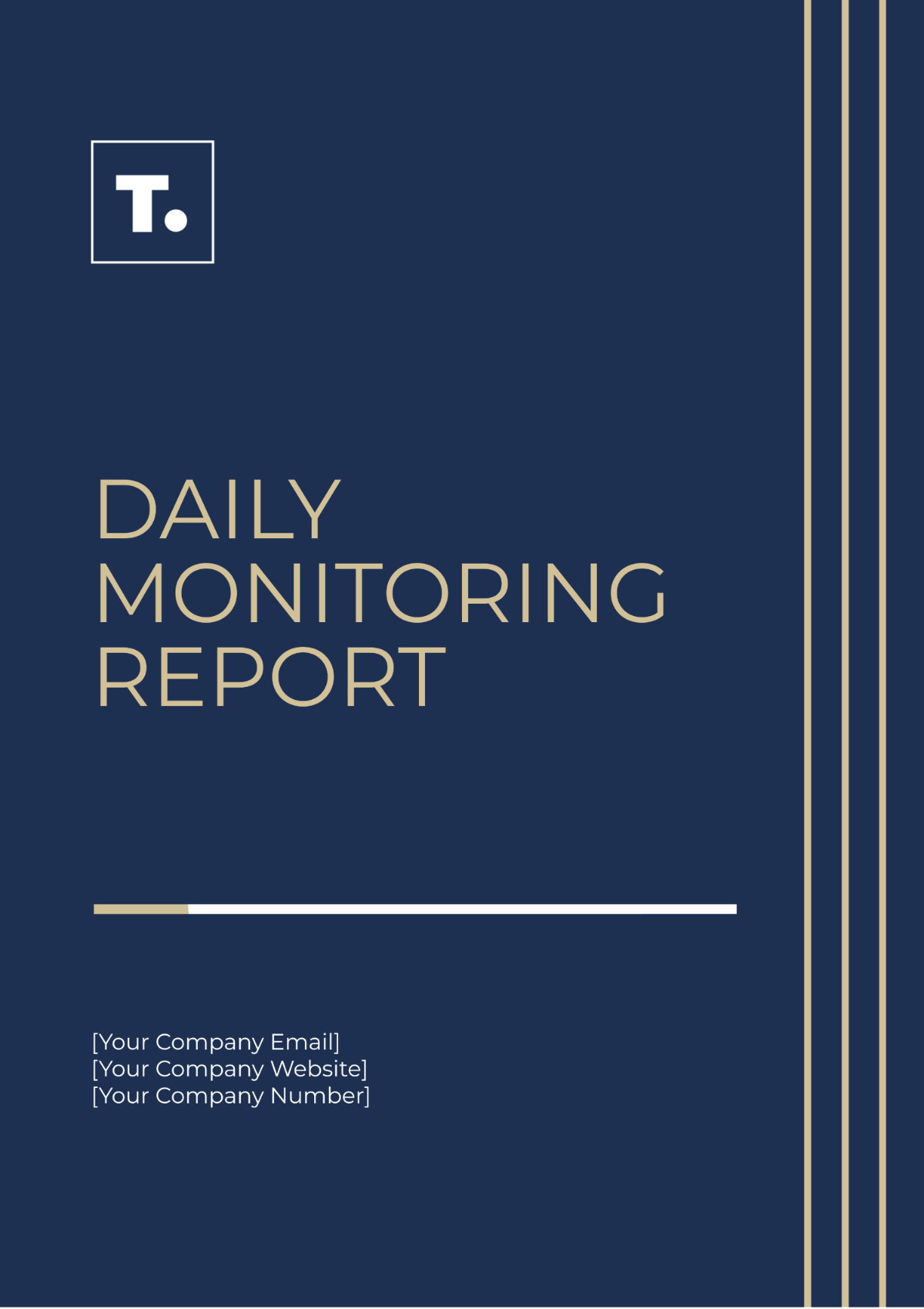 Daily Monitoring Report Template - Edit Online & Download