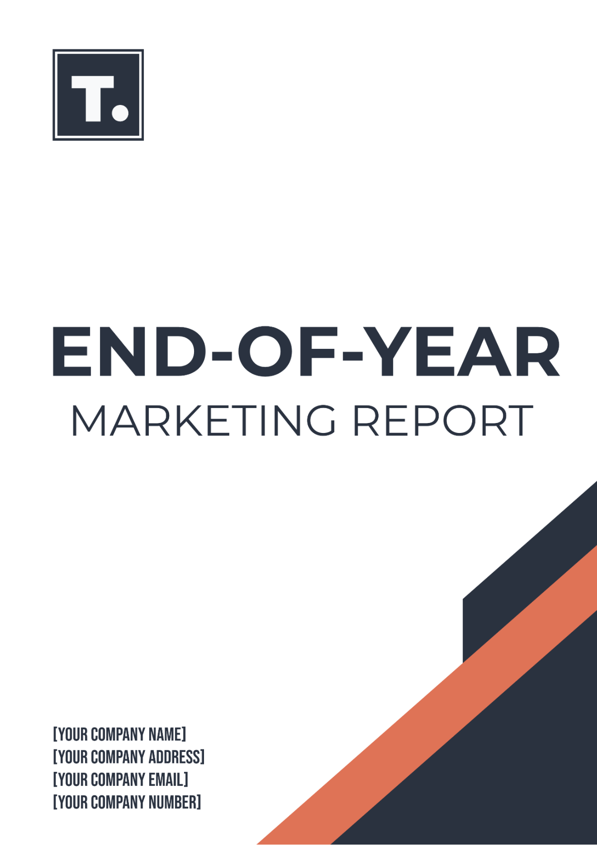 End-of-Year Marketing Report Template - Edit Online & Download