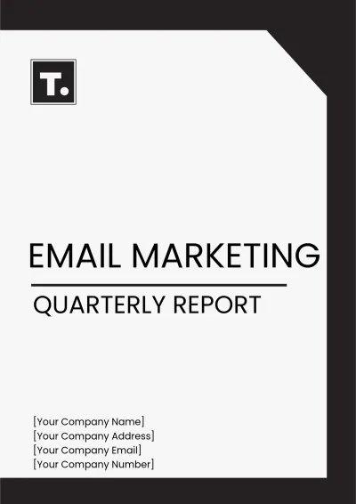 Free Email Marketing Quarterly Report Template to Edit Online