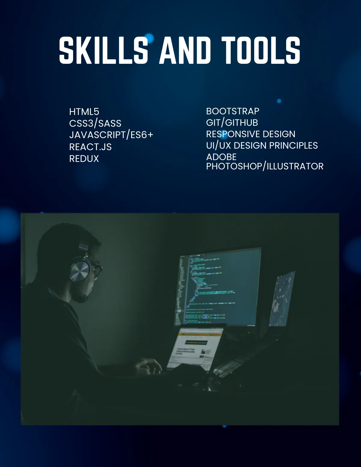 Free Front End Developer Portfolio Template to Edit Online