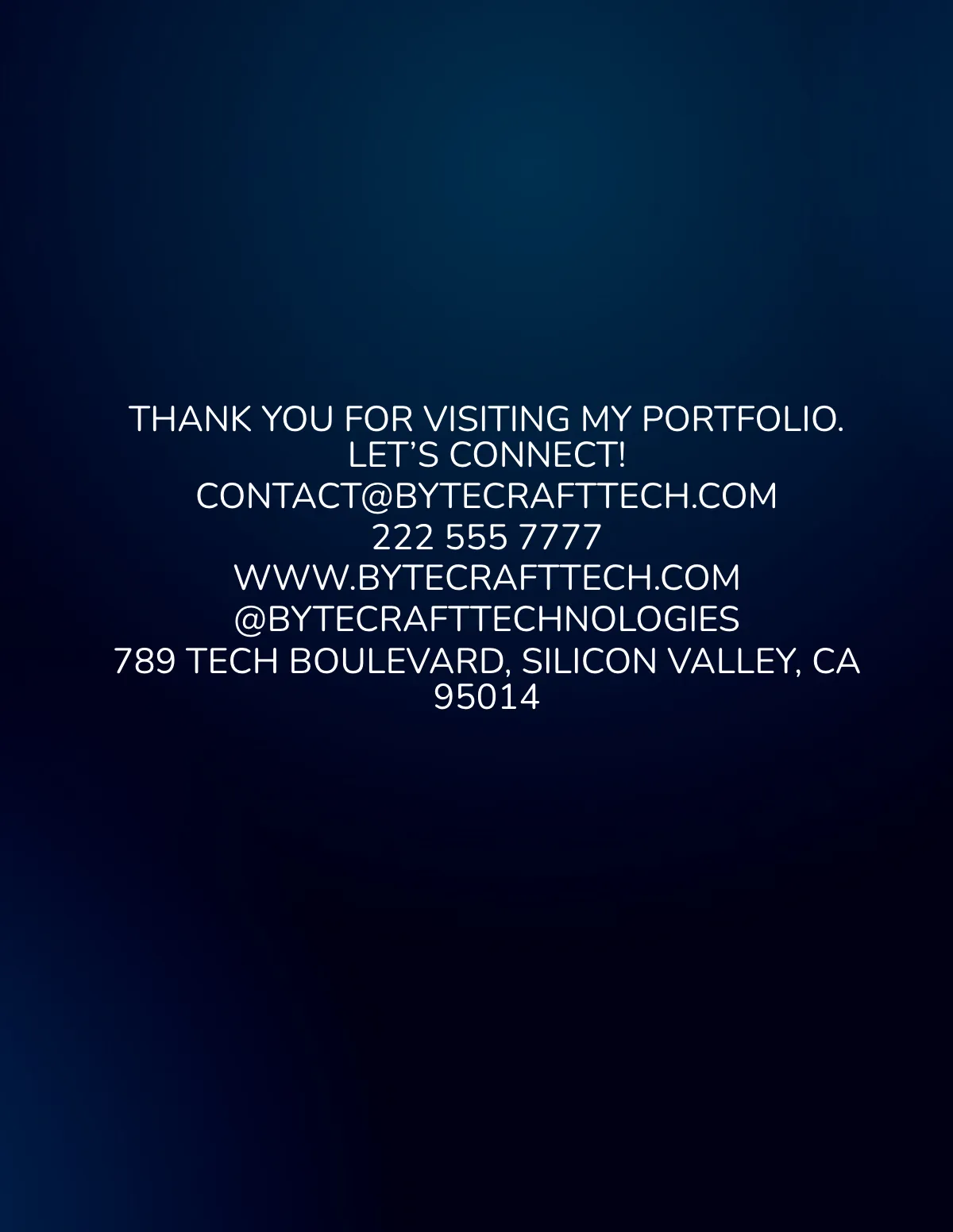 Free Front End Developer Portfolio Template to Edit Online