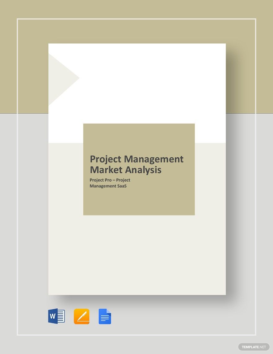 Project Management Market Analysis Template