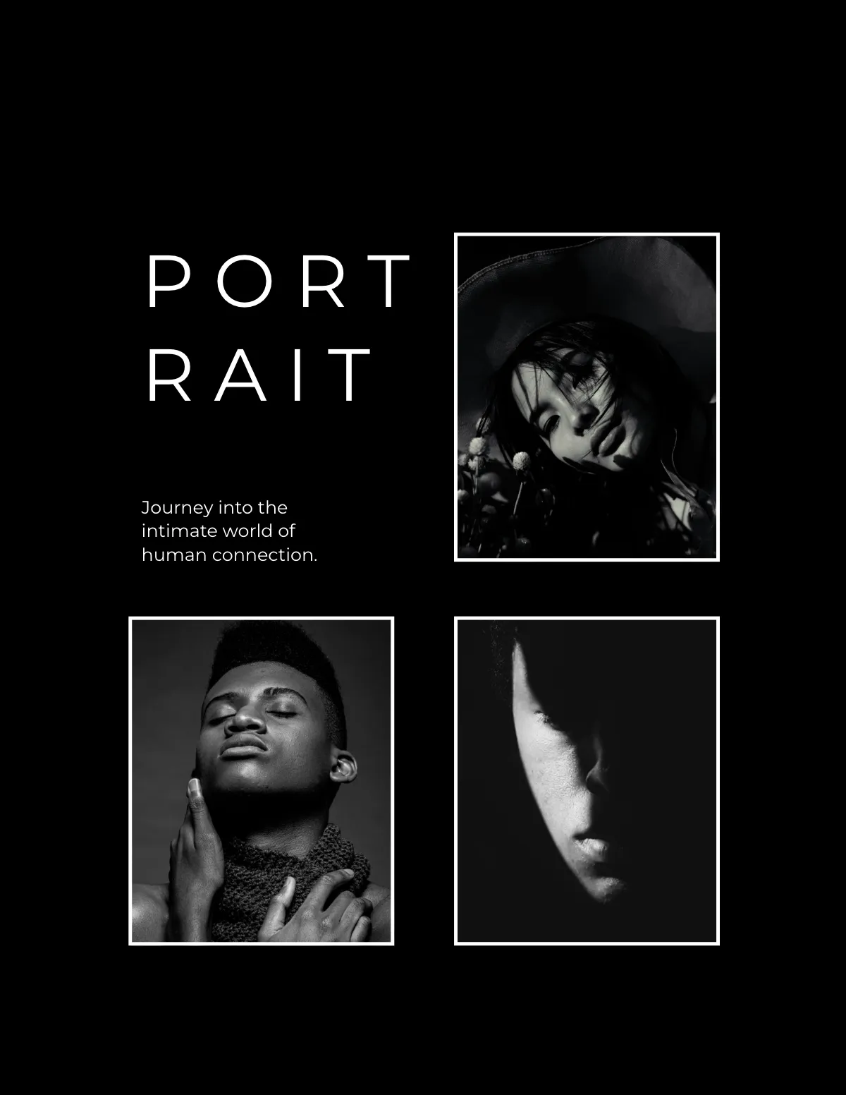 Free Photo Album Portfolio Template to Edit Online