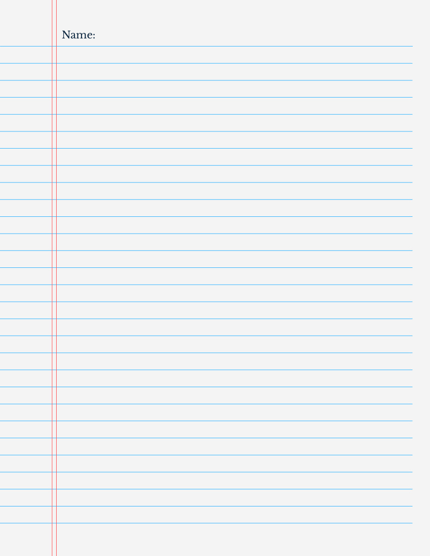Primary Lined Paper