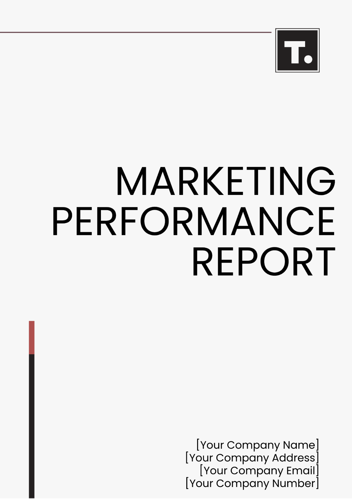 Marketing Performance Report Template - Edit Online & Download Example ...