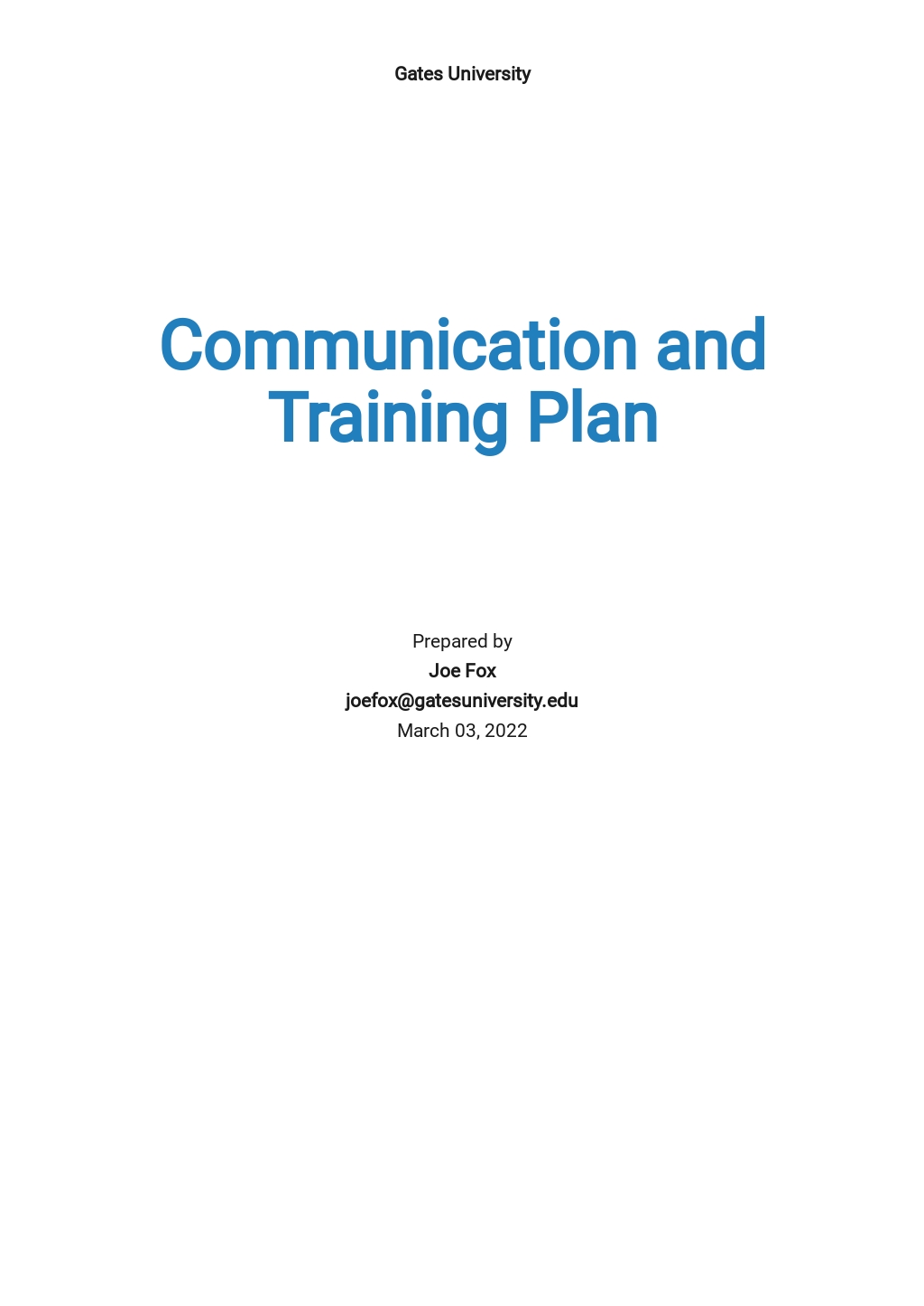 53 Free Communication Plan Templates Edit And Download 5618