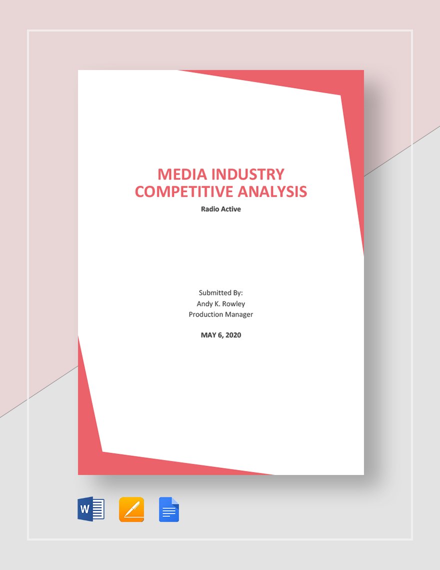 Media industry competitive analysis