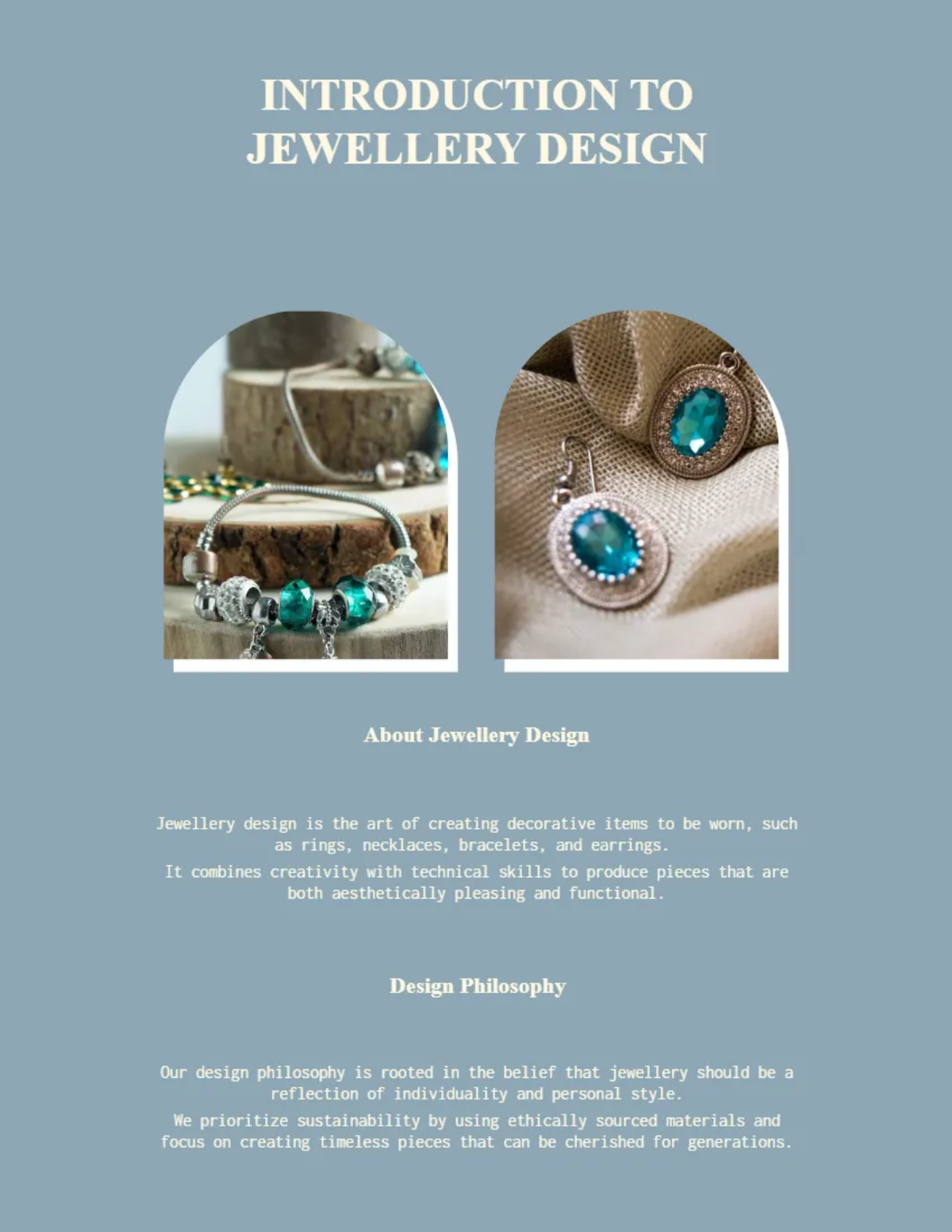 Free Jewellery Portfolio Template to Edit Online Free Jewellery Portfolio Template to Edit Online