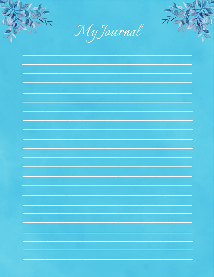 White Lined Paper