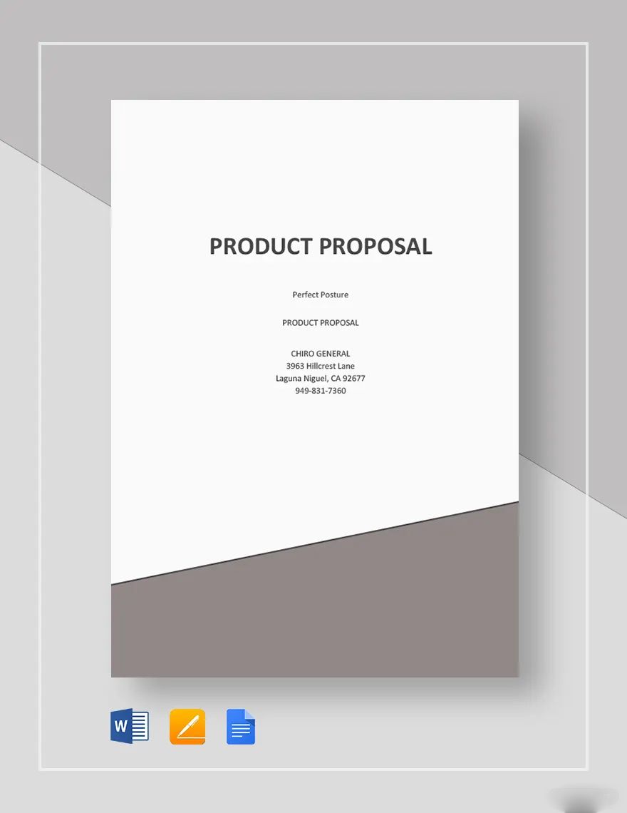 Page 20 Proposal Templates In Word FREE Download Template