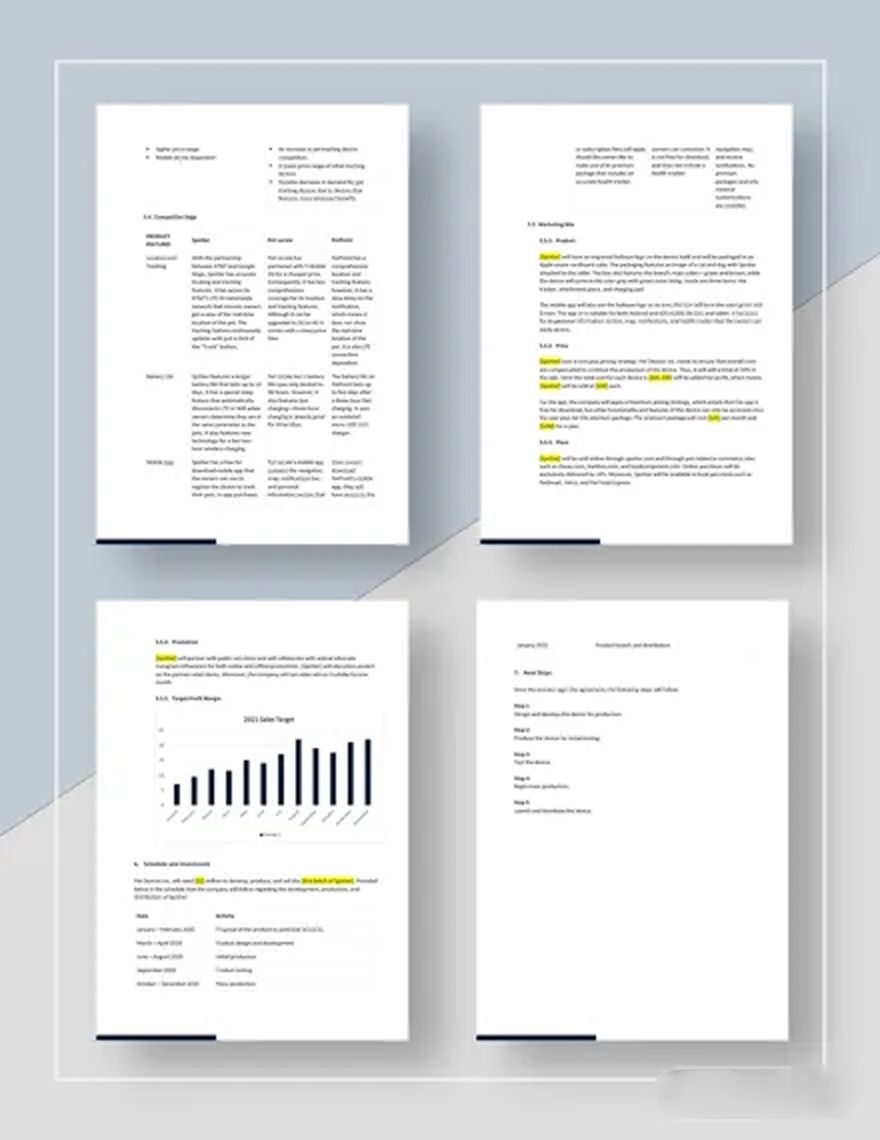 Business Product Proposal Template
