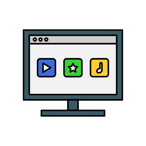 Digital Entertainment Icon