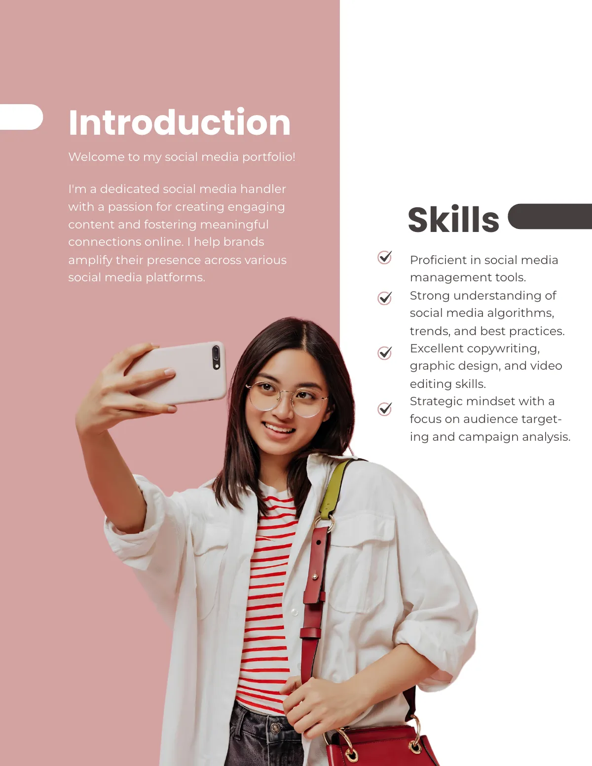 Free Social Media Portfolio Template to Edit Online