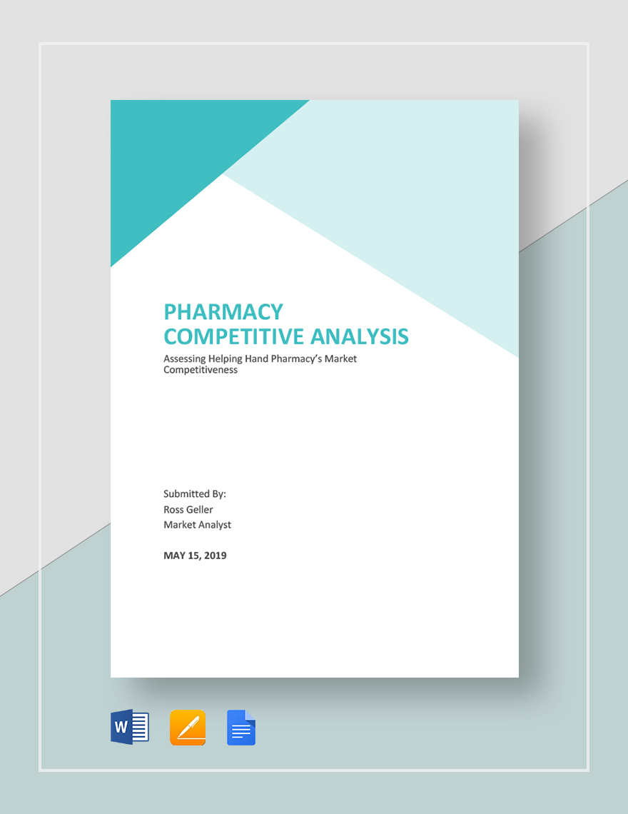 Pharmacy Competitive Analysis Template - Google Docs, Word | Template.net