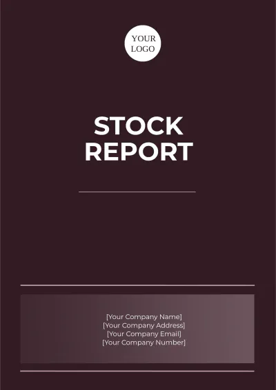 Free Stock Report Template to Edit Online