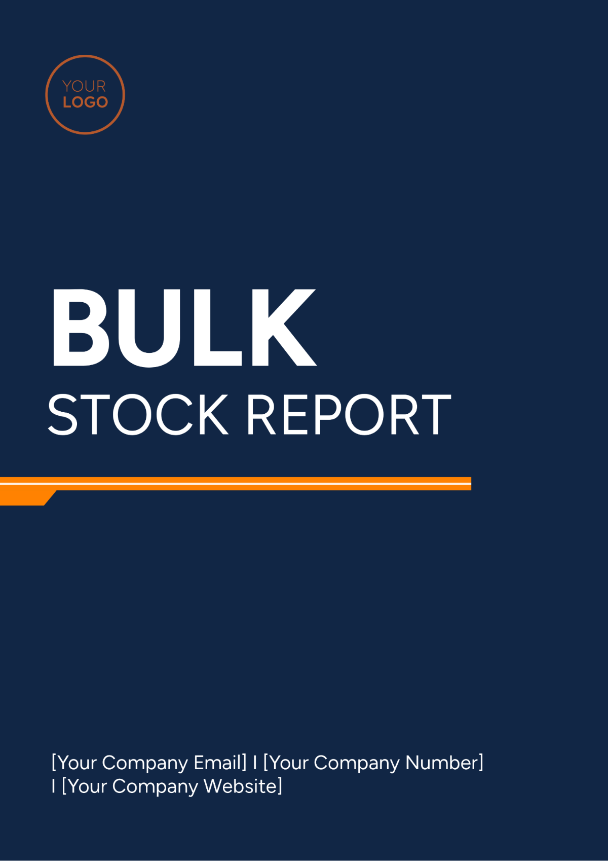 Bulk Stock Report Template - Edit Online & Download