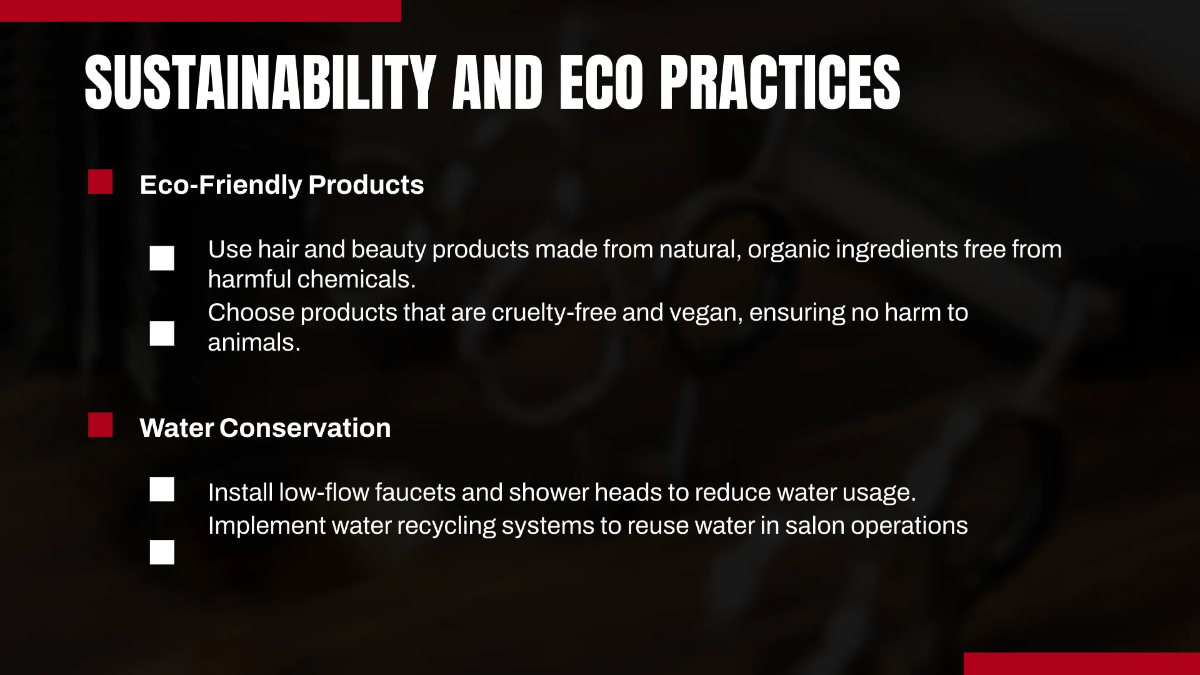 Free Salon Quality Assurance Presentation Template to Edit Online