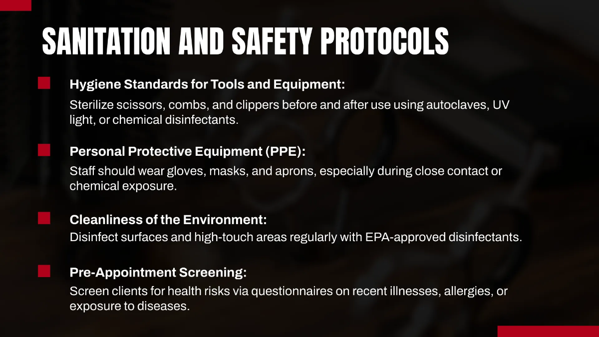 Free Salon Quality Assurance Presentation Template to Edit Online