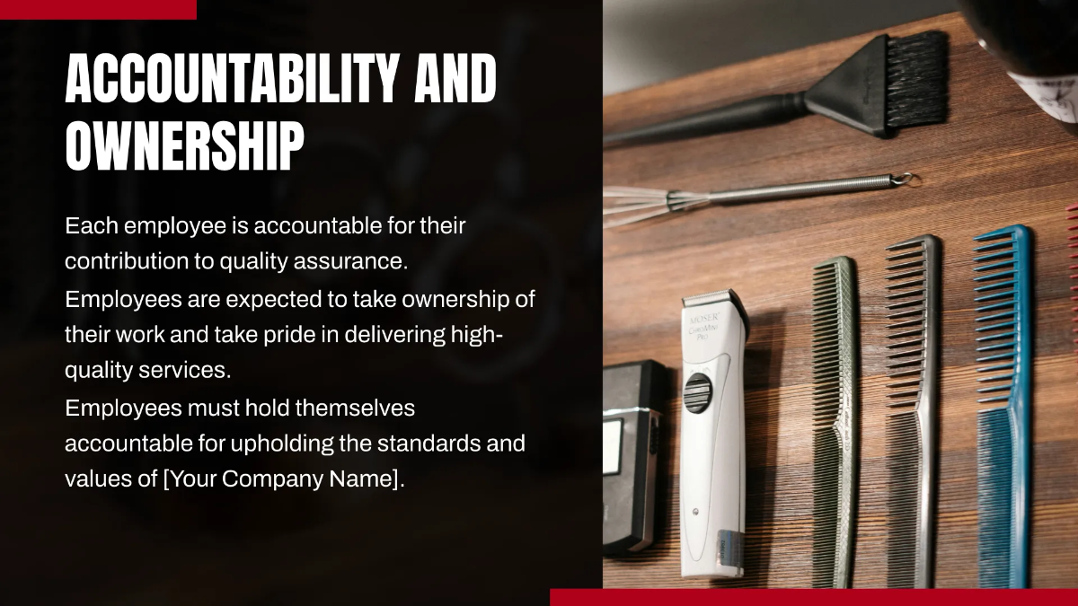 Free Salon Quality Assurance Presentation Template to Edit Online